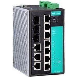 Moxa EDS-P510 - Beheerde Gigabit Ethernet-switch met 3 10100BaseT(X)-poorten, Netwerkschakelaar