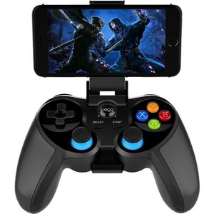 iPega 9157 Bluetooth 5.0 Connected Controller (iOS, Android, Windows) met telefoonhouder (iOS, Android, Windows), Controller, Zwart