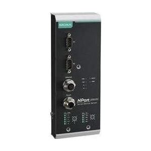 Moxa NPORT 5250AI-M12 - 2-poorts RS-232422485 apparaatserver, 1 10100BaseT(X) poort met M12 connector,, Data converter