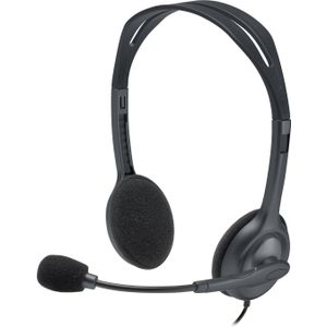 Logitech 981-000594, Kantoorheadset, Zwart