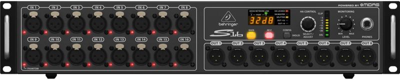 Behringer - Digital Snake S16 - Effectapparaat - 8 Uitgangen - Programmeerbare Microfoonvoorversterkers