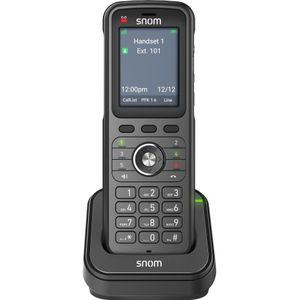 Snom M56 IP67 gecertificeerde DECT-handset voor M500, Telefoon, Zwart