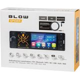 BLOW SPIDER - Autoradio - 4 Inch Touchscreen - Bluetooth - USB - RDS - RGB-Verlichting - Mirror Link - 1DIN - Ondersteuning Achteruitrijcamera