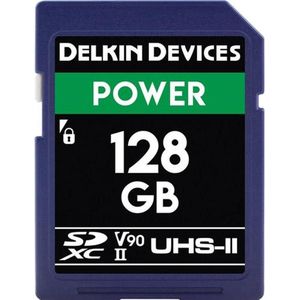 Delkin - Cinema SD SDXC UHS-II - Geheugenkaart - 128 GB - V90