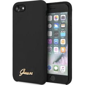 Guess Zaak (iPhone SE (2020), iPhone 8, iPhone 7), Smartphonehoes, Zwart