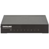 Intellinet - 8-Port Gigabit Ethernet Switch - Zwart - Metalen Behuizing, Ondersteunt Jumbo Frames