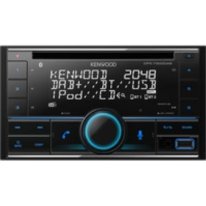 Kenwood DP-X7300DAB 2DIN Autoradio - Multicolor