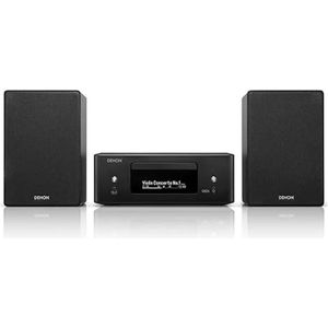 Denon - CEOL N12DAB - Alles-in-één Systeem - Zwart - Met CD-speler en DAB/FM-radio