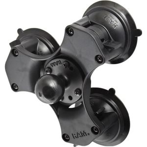 RAM Mounts RAM Driedubbele zuiging, C-formaat, Smartphonehouder, Zwart