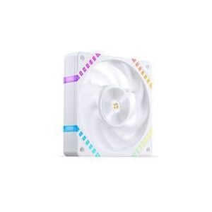 Jonsbo HF2-120 Lüfter, PWM, ARGB - 120mm, weiss (120 mm), PC ventilator, Wit