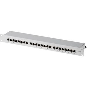 Helos Patchpaneel RJ-45 X 24, Server accessoires, Grijs