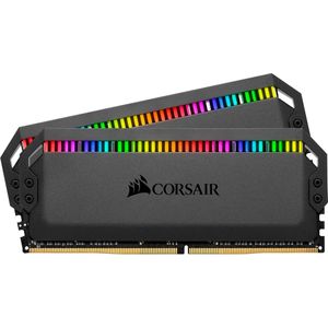 Corsair - Dominator Platinum RGB - Geheugenset - 16 GB - Zwart - DDR4 3200 MHz