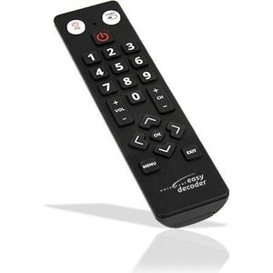 Jolly Line Universele gemakkelijke decoder (Universele afstandsbediening, Radiofrequentie (RF)), Afstandsbediening, Zwart