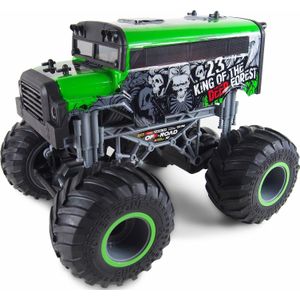 Amewi Gekke Schoolbus Elektrische Geborstelde Monster Truck 2WD 1:16 RTR groen