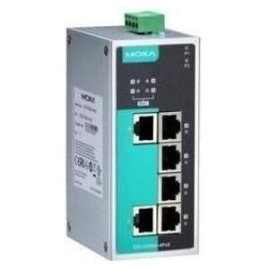 Moxa EDS-P206A-4POE-T - Unmanaged Ethernet-switch met 2 10/100BaseT(X)-poorten, 4 PoE-poorten, Netwerkschakelaar