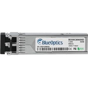 BlueOptics Compatibele Edimax MG-1000AMAI BO05C856S5D SFP Transceiver, LC-Duplex, 1000BASE-SX, Multimode Vezel, Zendontvangers, Zilver