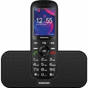 Maxcom MM 740BB Comfort telefoon met BT luidspreker (2.40"", 32 MB, 2G), Sleutel mobiele telefoon, Zwart