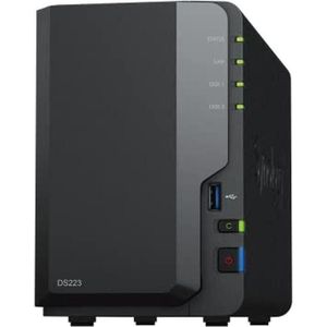 Synology - DiskStation DS223 - NAS-behuizing - 2-bay - Netwerkopslag
