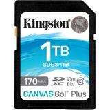 Kingston Technology 1TB SDXC Canvas Go Plus 170R C10 UHS-I U3 V30