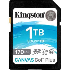 Kingston Technology 1TB SDXC Canvas Go Plus 170R C10 UHS-I U3 V30