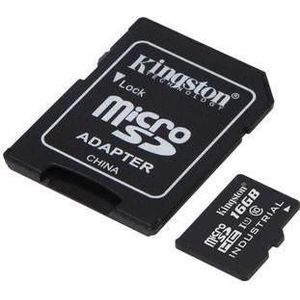 Kingston SDCIT/16GB geheugenkaart MicroSDHC UHS-I Klasse 10 (16 GB, microSDHC, U1, UHS-I), Geheugenkaart