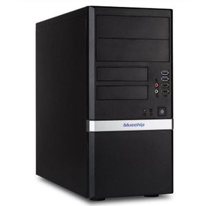 Bluechip BUSINESSline T3500 Intel Core™ i3 Prozessor 14100 / bis zu 4.70 GHz, Windows 11 Pro, Intel H610, 1 (500 GB, 16 GB, Intel Core i3-14100), PC, Zwart