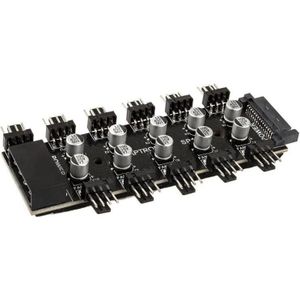 Lamptron - Hub - 10 PWM-ventilator Aansluitingen - SATA/Molex