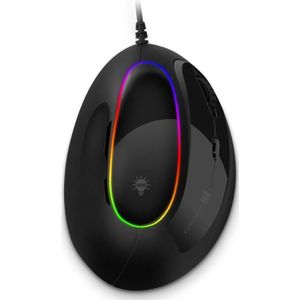 Connect IT CMO-2800-BK (Bedraad), Muis, Zwart