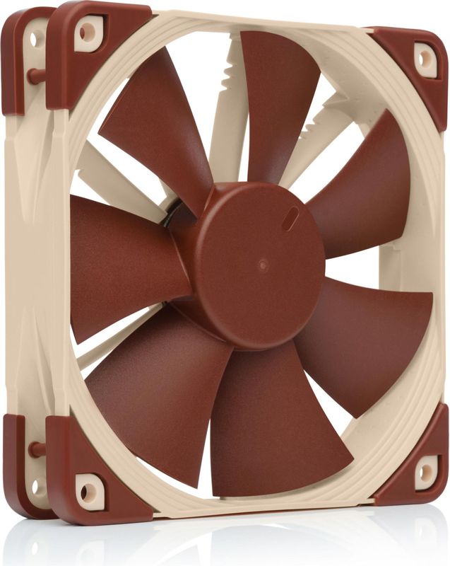 Noctua - NF-F12 - Ventilator - Bruin - 120mm, 5V, 1500 RPM, 22.4 dB(A)