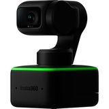Insta360 - Link - PTZ Webcam - Zwart - 4K-resolutie, KI-tracking, Gebarenbediening, Ruisonderdrukking