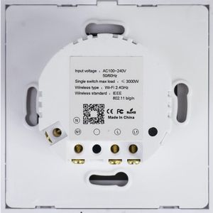 PNI Intelligente schakelaar SmartHome SB151M Elektrische boilerbediening via internet met Tuya Smart, Knoppen + Schakelaars, Wit