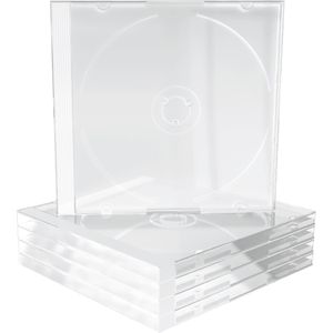 MediaRange Blanco CD hoesje voor 1 schijfje transparant (100 x), Optische gegevensdrager