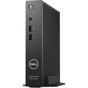 Dell OptiPlex 3000 (256 GB, 8 GB, Intel Pentium Zilver N6005, Intel UHD Graphics), PC, Zwart