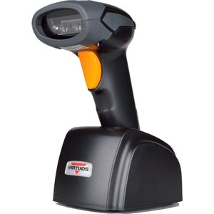 Virtuoso CCD ÄteÄka Virtuos HW-311A, bezdrátová, základna, USB (klávesnice/RS-232 emulace), Äerná, Geheugenkaartlezer, Zwart