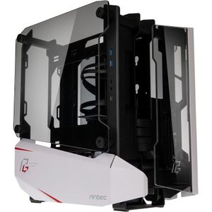Antec Striker Phantom Gaming Editie (Mini-ITX), PC-behuizing, Zwart, Transparant, Wit