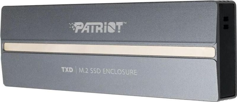 Patriot - TXD - Externe Behuizing - Grijs - USB 3.2 - Aluminium