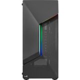 AEROCOOL - SCAPEBKV1 - Gaming-behuizing - Zwart - Gehard Glas - Front RGB LED