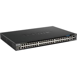 D-Link DGS-1520-52MP netwerk-switch Managed L3 Gigabit Ethernet (10/100/1000) Power over Ethernet (PoE) 1U Zwart