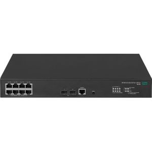 HPE NW CW 5120v3 8G PoE 2 SFP-STOCK (10 ports), Netwerkschakelaar, Grijs