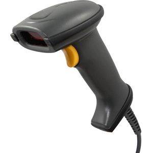 Atlantis Land A08-LS160 barcodelezer Handheld barcodelezer 1D Laser Zwart (1D streepjescodes), Barcode scanner, Zwart