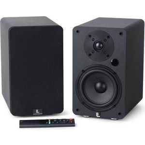 Laudberg S1 Bookshelf Speaker 2.0 100W (1 paar, 100 W), HiFi + Home Cinema luidsprekers, Zwart
