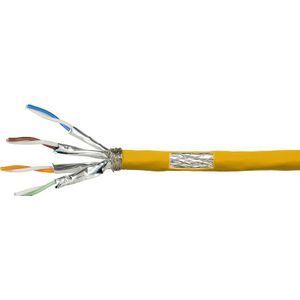 LogiLink CPV0068 - Cat.7a installatiekabel S/FTP 1200 MHz geel 25 m - Installatiekabel - Netwerk (S/FTP, CAT7a, 25 m), Netwerkkabel