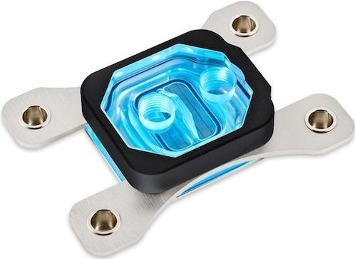 Aqua Computer Cuplex Kryos NEXT RGBpx AM4 - Acryl + 925 Zilver, schwarz