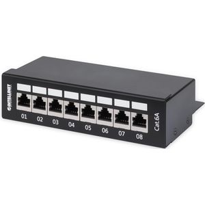 Intellinet Cat6a Afgeschermd, Server accessoires, Grijs, Zwart