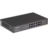 Tenda - TEG1016D - Ethernet Switch - 16 Poorten - 10/100/1000 Mbps - Plug & Play