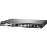 Aruba 2930F Switch - Layer 3 - 10/100/1000 Mbps - Zwart - Geen Softwarelicentie