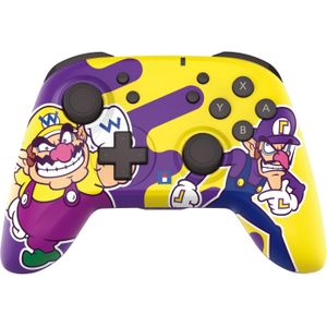 HORI Wireless Horipad Controller - Wario + Waluigi (Switch, Switch Lite, Switch 2, Switch OLED), Controller, Veelkleurig