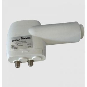 Televes Toevoersysteem SP 42 AR DIGITAL 3 graden TWIN Toevoerhouder 23/40mm (Enkele LNB, 40 mm), LNB