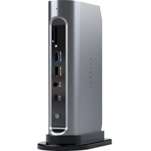 Satechi Multimedia Pro (Thunderbolt), Docking station + USB-hub, Zilver