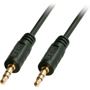 Lindy Premium Audio Kabel 3,5mm Jack (1 m, Instapniveau, 3,5 mm aansluiting (AUX)), Audiokabel